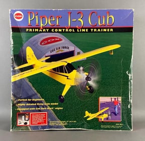 Cox Piper J-3 Cub Primary Control Line Trainer Plane