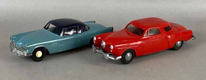 Group of 2 1951 and 1953 Studebaker Commander Dealership Promo Cars