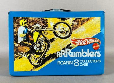 Mattel Hot Wheels RRRumblers Roarin 8 Vinyl Collectors Case