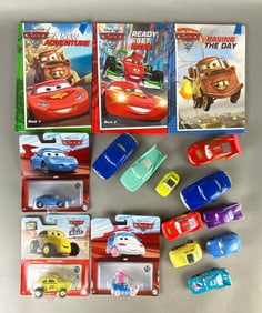 Group of Disney-Pixar Cars Books and Vehicles
