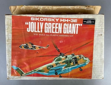 1969 Aurora Sikorsky HH-3E Jolly Green Giant Model Kit