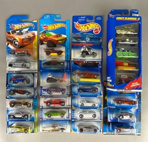 Group of Mattel Hot Wheels Die-Cast Vehicles
