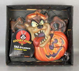 Markee Looney Tunes Taz O-Lantern 3D Plastic Character Wall Light