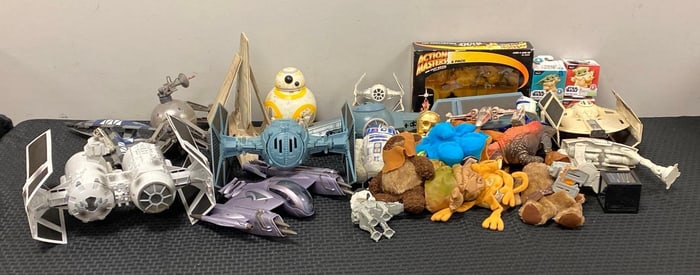 Group of Star Wars Toys and More