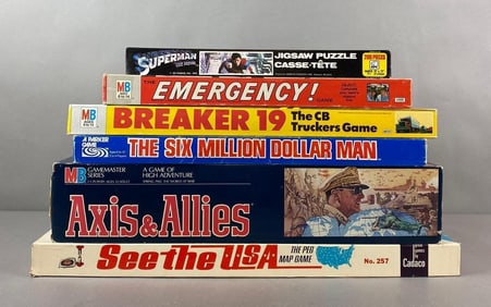 Group of 5 Board Games and More