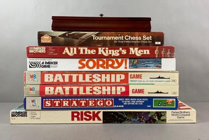 Group of 8 Board Games