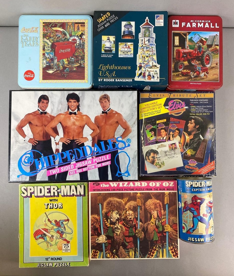 Group of 7 Puzzles and More (1 of 3)