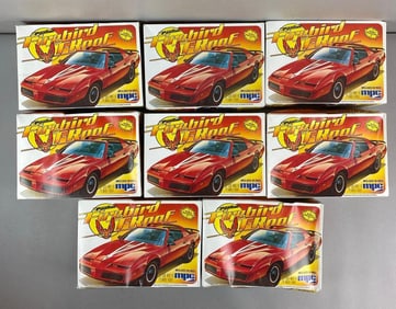 Group of 8 Incomplete MPC Pontiac Firebird T-Roof Model Car Kits