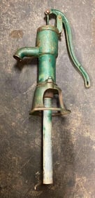 Green Cast Iron Water Pump
