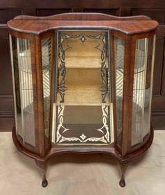Vintage Barget Built of London Display Cabinet