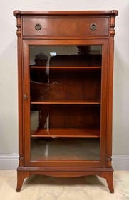 Union National Mahogany Display Cabinet