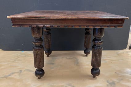Antique Wood Dining Table