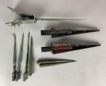 Group of Weathervane Arrow Tips