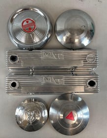 Group of Hub Caps and More