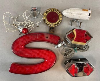 Group of Bicycle Signals and Lights