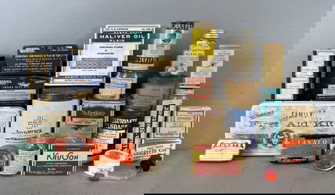 Group of Medicinal Items