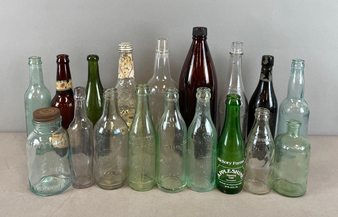 Group of Assorted Glass Bottles (1 of 3)