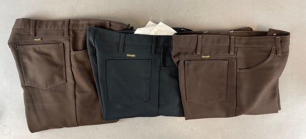 Group of Men's Wrangler Polyester Pants
