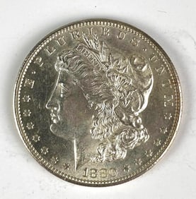 1880 S US $1 Morgan Silver Dollar