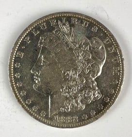1882 O US $1 Morgan Silver Dollar