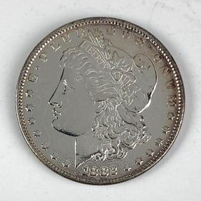 1882 US $1 Morgan Silver Dollar