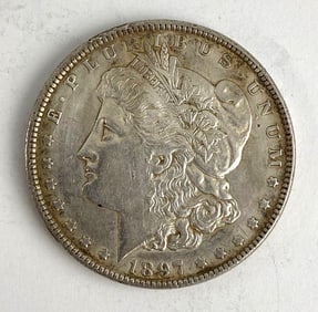 1897 US $1 Morgan Silver Dollar