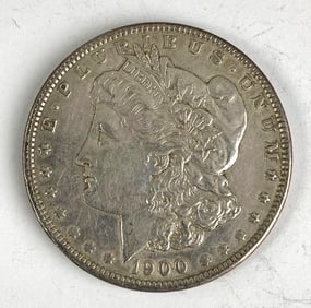 1900 US $1 Morgan Silver Dollar