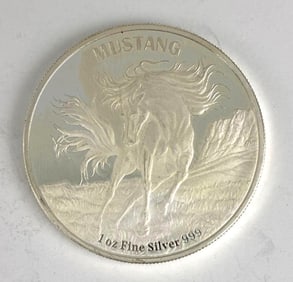 2024 Tokelau $5 Mustang 1 oz .999 Fine Silver Coin
