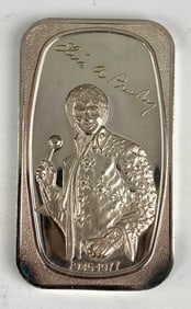 Dahlonega Mint Elvis Presley 1 oz .999 Fine Silver Ingot/ Bar