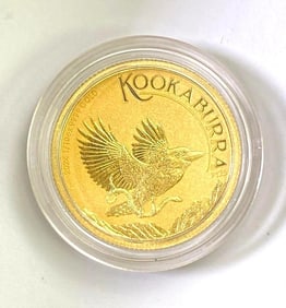 2024 Australia $15 Kookaburra 1/10 oz .999 Gold Coin