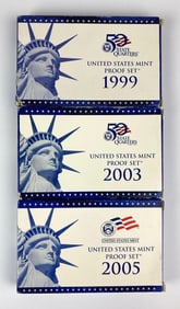 Group of 3 US Mint Coin Proof Sets