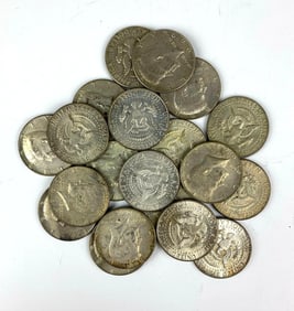 Group of 20 Kennedy Half Dollars