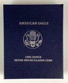 2007 W US Mint American Silver Eagle 1 oz .999 Fine Silver