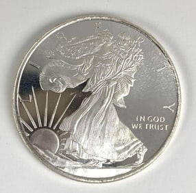 Golden State Mint American Silver Eagle Design 1/2 oz .999 Fine Silver Round