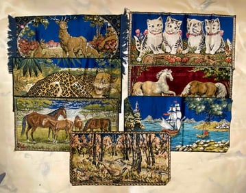 Group of 7 Tapestries