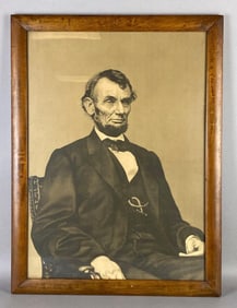 Abraham Lincoln Lithograph Portrait