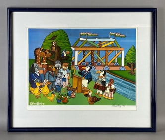 Richard Kapugi River Speech Limited Edition Lithograph