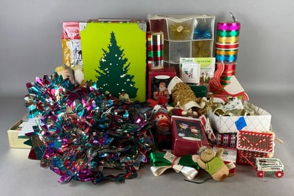 Group of Christmas Decorations and More
