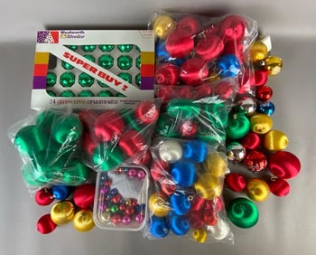 Large Group of Vintage Christmas Ornaments