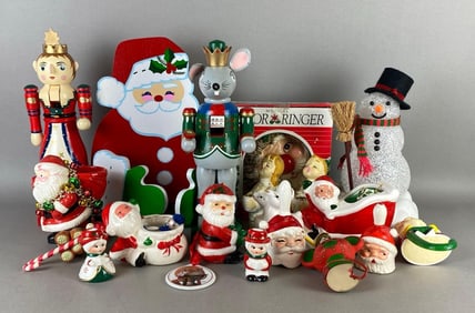 Group of Christmas Decorations and More