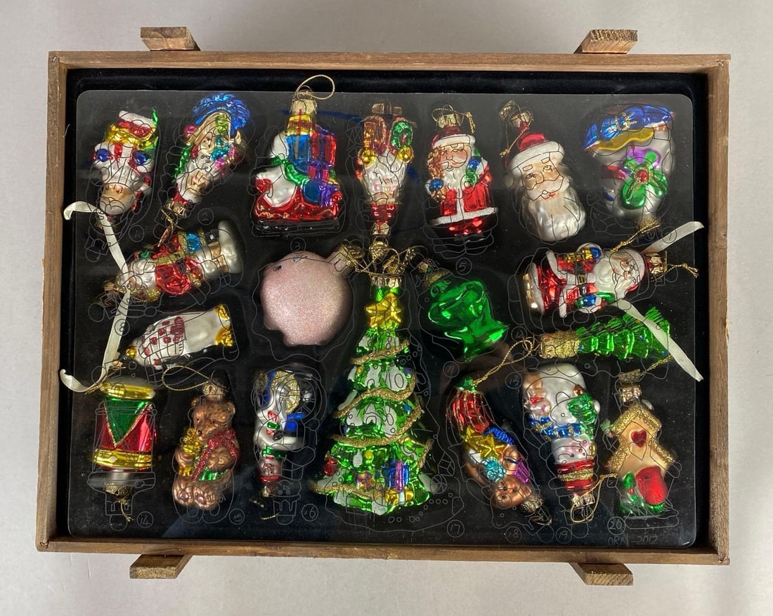 2003 Thomas Pacconi Classics Ornament Collection: In original box/crate, Box measures 16 1/2 x 13 x 6 1/2 inches.