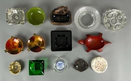 Group of Assorted Ashtrays