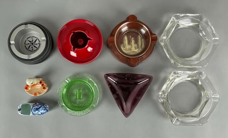 Group of Assorted Ashtrays