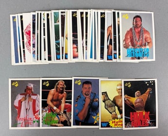 Group of 1990 Classic WWF Trading Cards