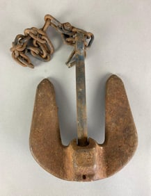 Vintage Cast Iron Boat Anchor