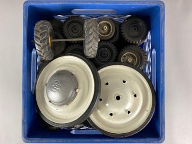 Group of Assorted Toy Wheels