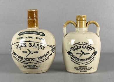 Group of 2 Glen Garry Stoneware Scotch Jugs