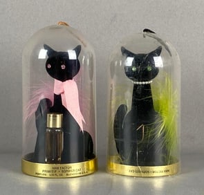 Group of 2 Max Factor Sophisti-Cat Perfume Displays