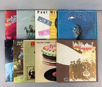 Group of 9 Vinyl Records