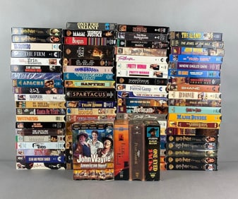 Large Group of Assorted VHS Tapes